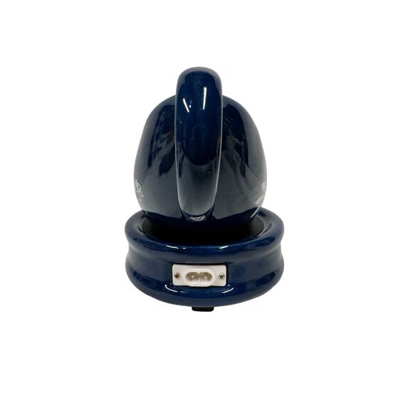 Temp-tations by Tara Classic Electric Gravy Boat w/Warmer Blue/Navy Excellent! - Picture 4 of 8